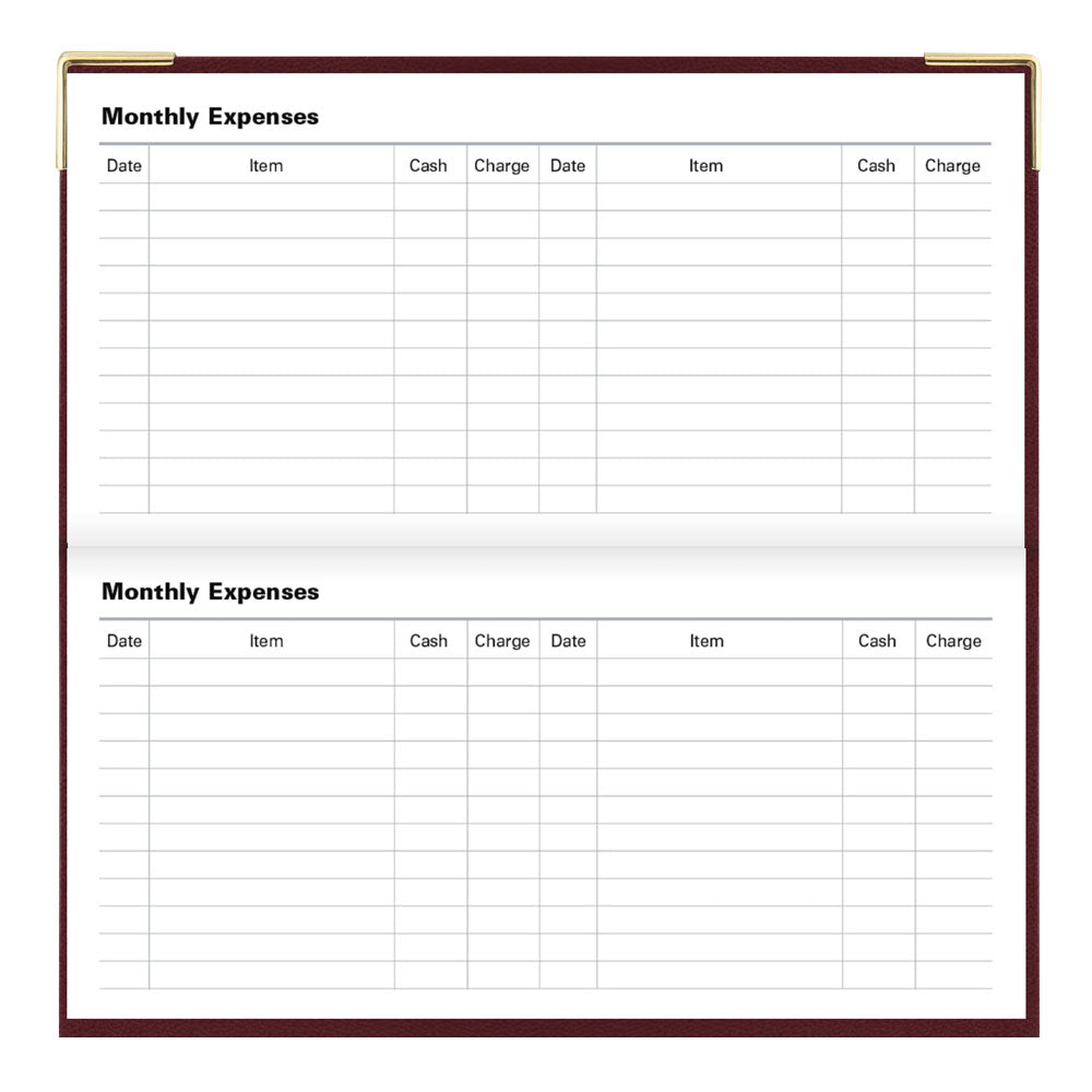 Letts Slim Weekly Appointment Book, Classic, English, 2027 27-C32SBY #colour_burgundy
