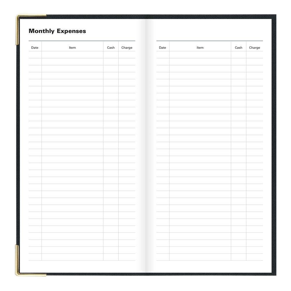 Letts Slim Weekly Planner, Classic, English, 2027 27-C32SUBK #colour_black