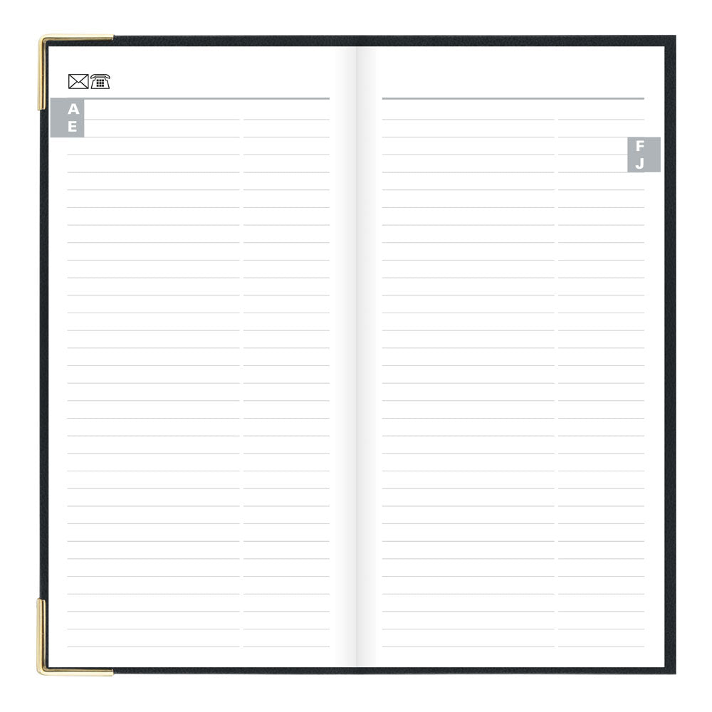 Letts Slim Weekly Planner, Classic, English, 2027 27-C32SUBK #colour_black