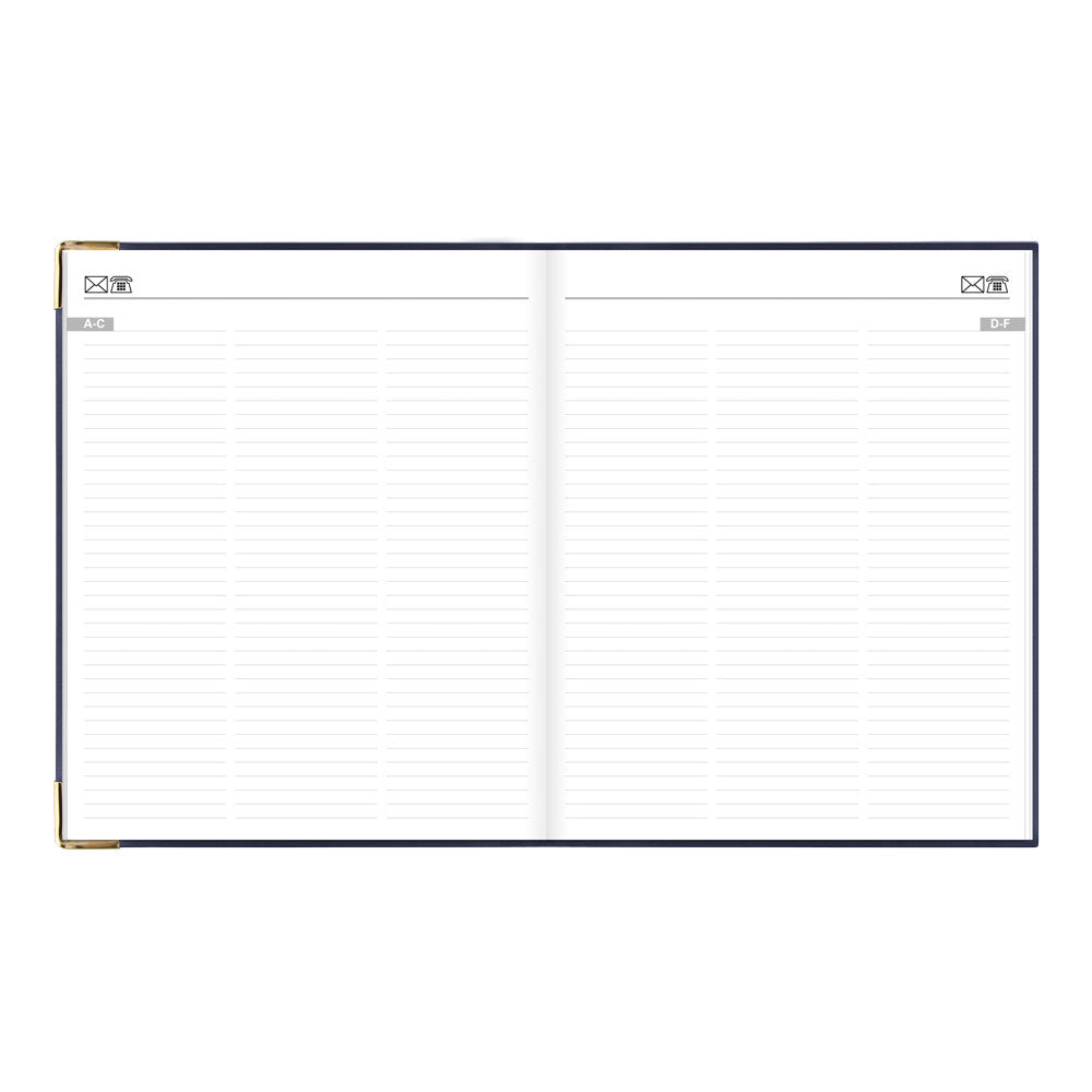 Letts Quarto Weekly Appointment Book, Classic, English, 2027 27-C32YBE #colour_blue