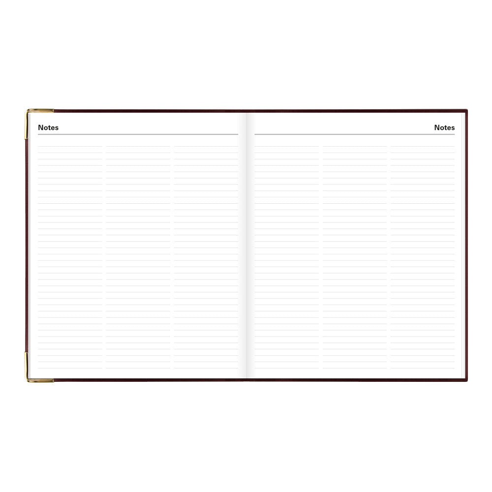 Letts Quarto Weekly Appointment Book, Classic, English, 2027 27-C32YBY #colour_burgundy