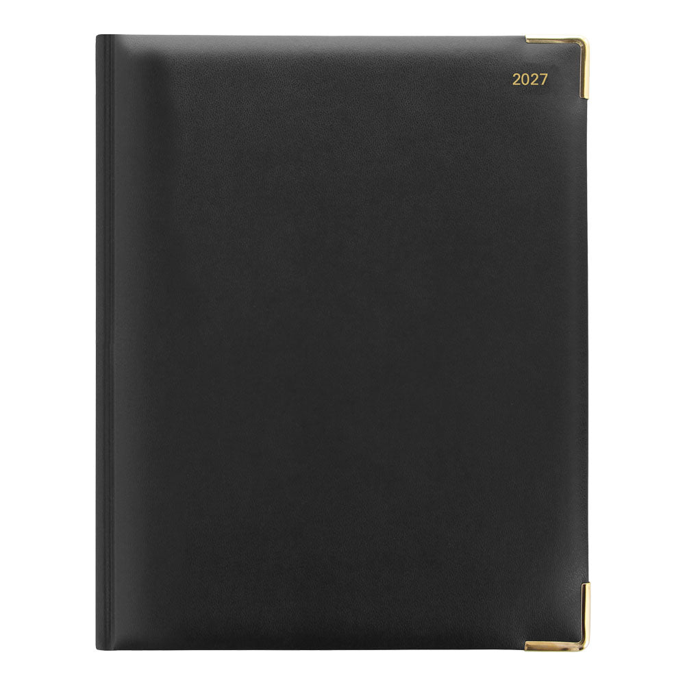 Letts Quarto Weekly Appointment Book, Classic, English, 2027 27-C32YIBK #colour_black