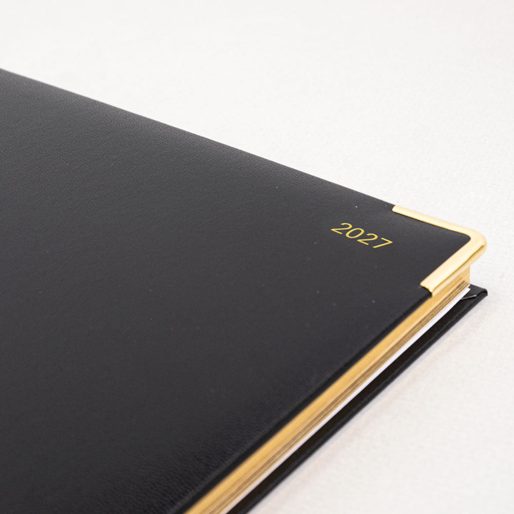 Letts Quarto Weekly Appointment Book, Classic, English, 2027 27-C32YIBK #colour_black