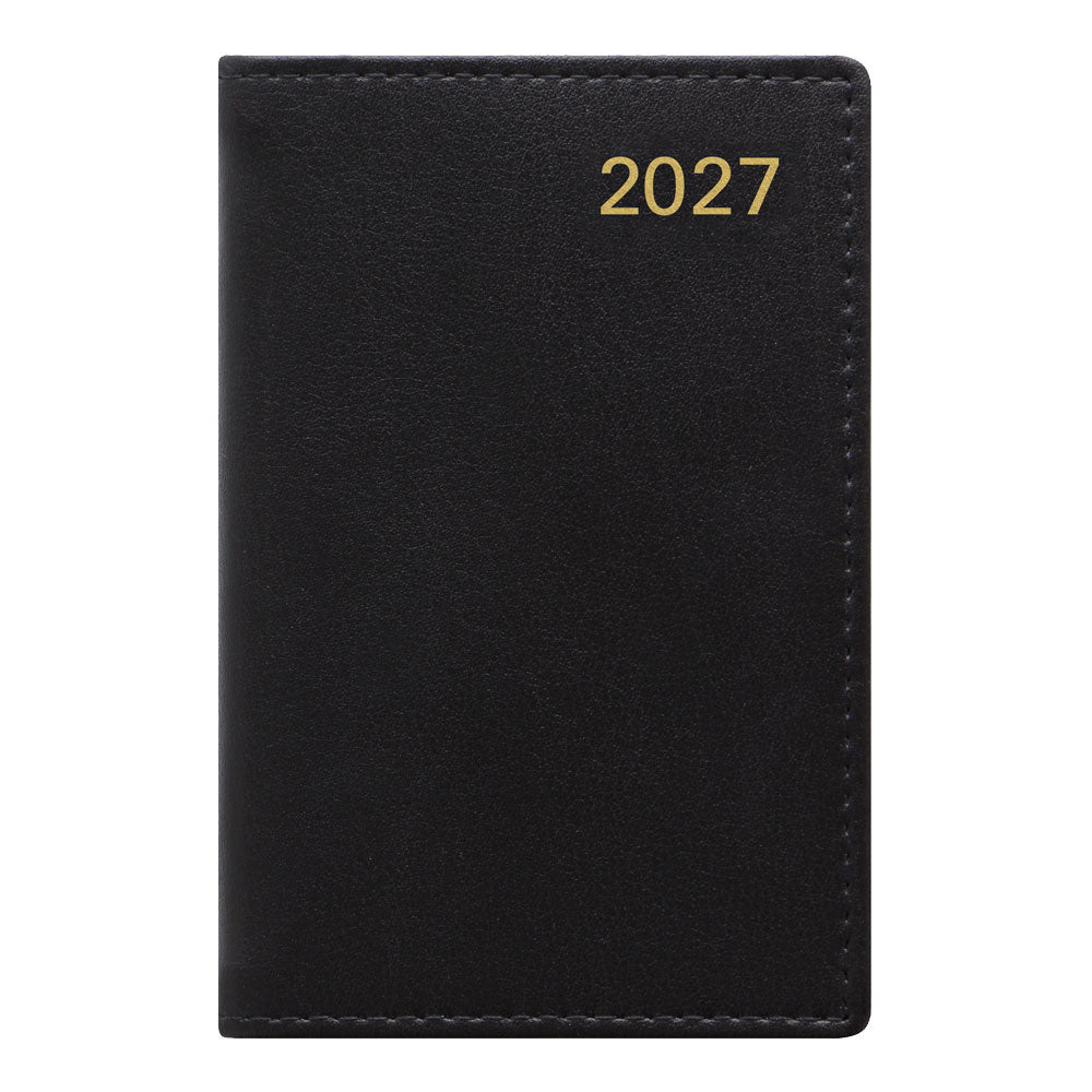 Letts Pocket Weekly Planner, Belgravia, English, 2027 27-C33EBK #colour_black