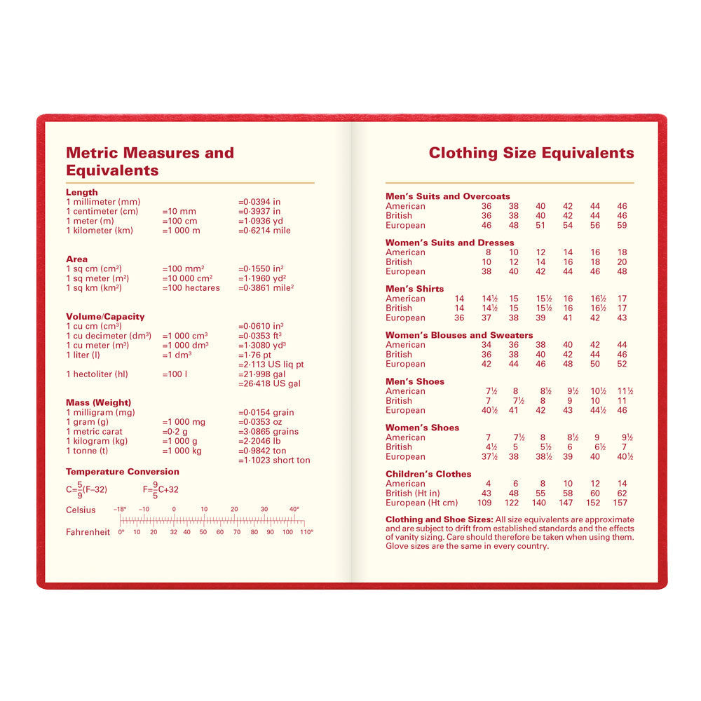 Letts Pocket Weekly Planner, Belgravia, English, 2027 27-C33ERD #colour_red