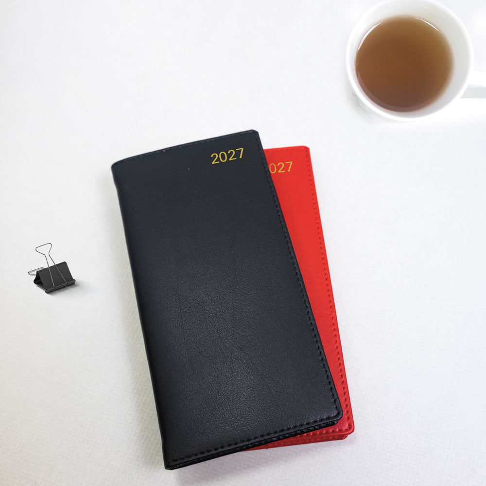 Letts Slim Weekly Planner, Belgravia, English, 2027 27-C33SUBK #colour_black