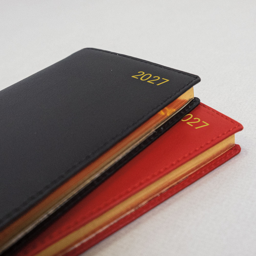 Letts Slim Weekly Planner, Belgravia, English, 2027 27-C33SURD #colour_red