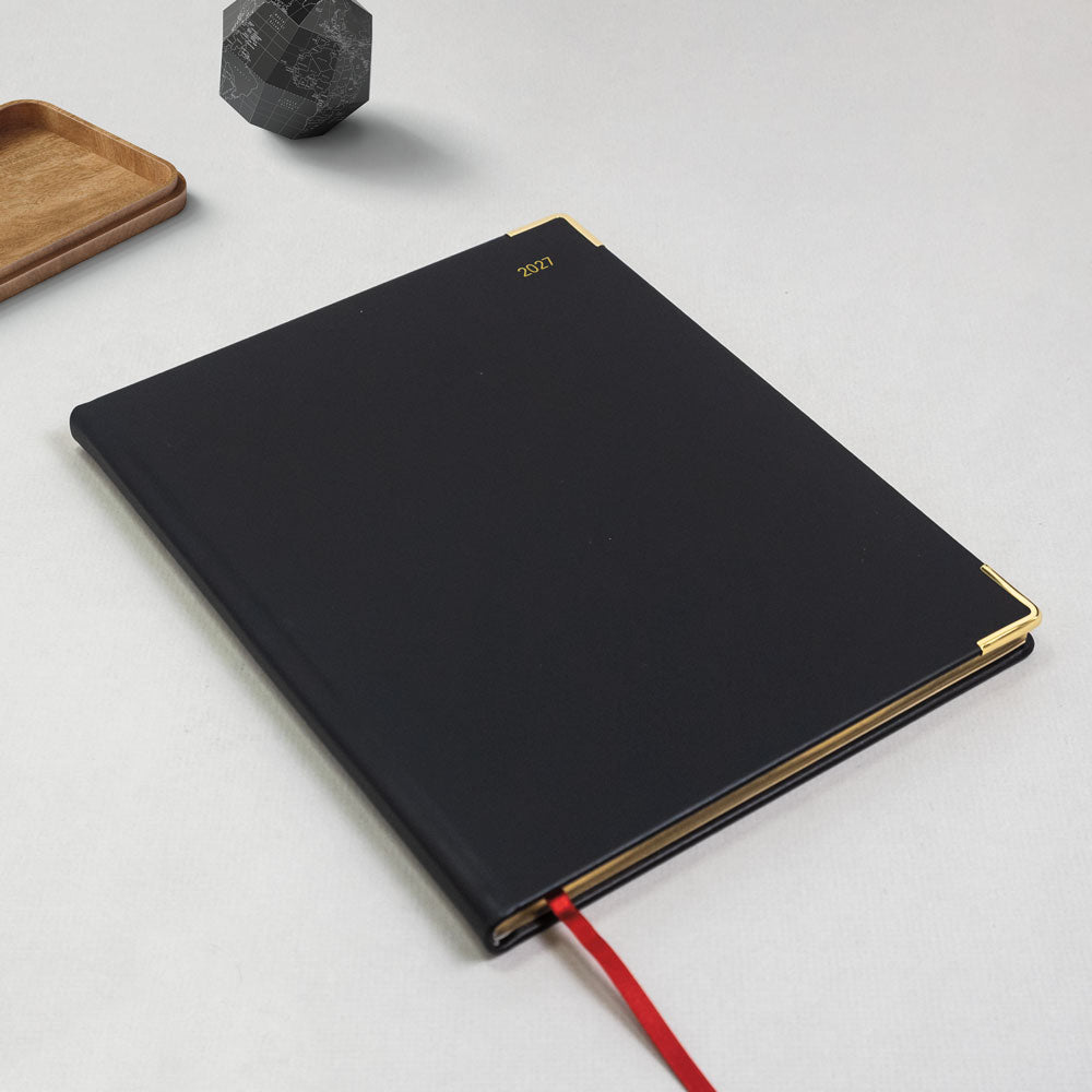 Letts Quarto Weekly Appointment Book, Roma, English, 2027 27-C33YIBK #colour_black