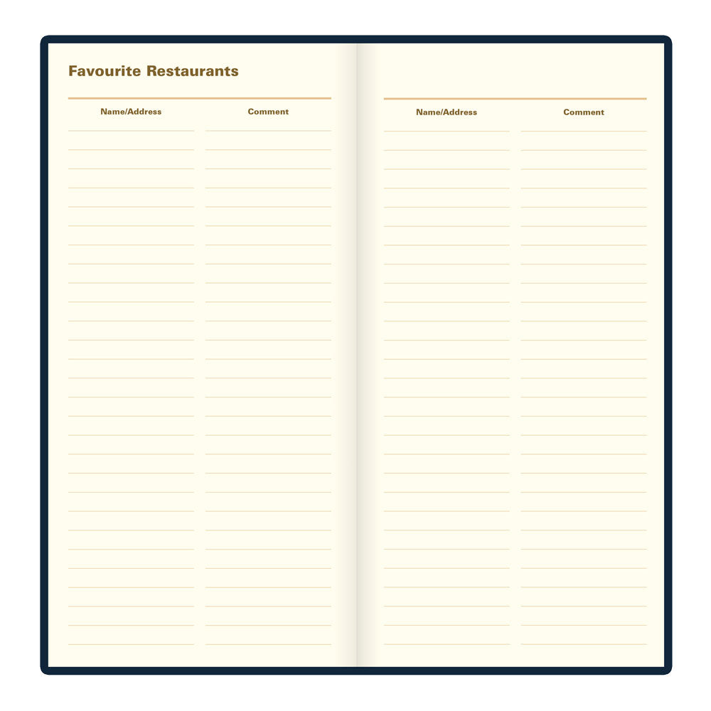 Letts Slim Weekly Planner, Signature, English, 2027 27-C38SUBE #colour_blue