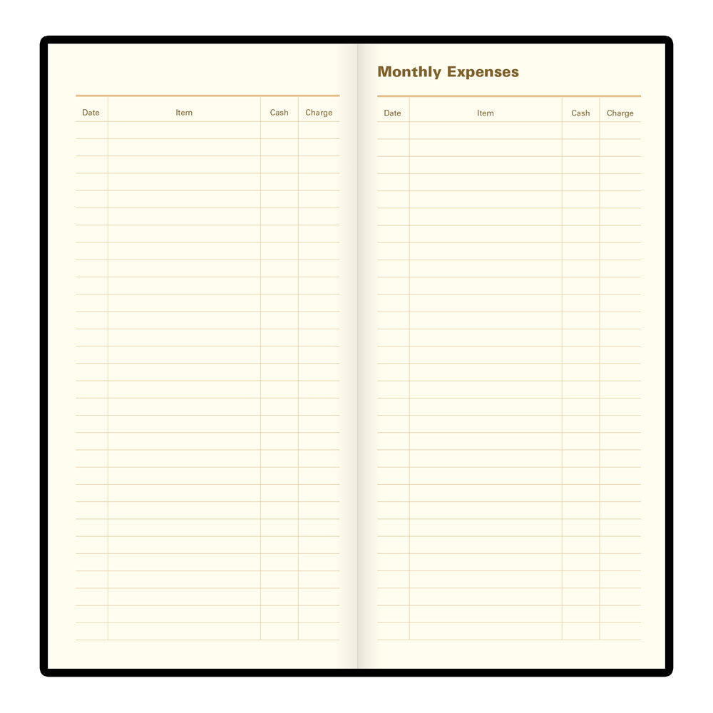 Letts Slim Weekly Planner, Signature, English, 2027 27-C38SUBK #colour_black