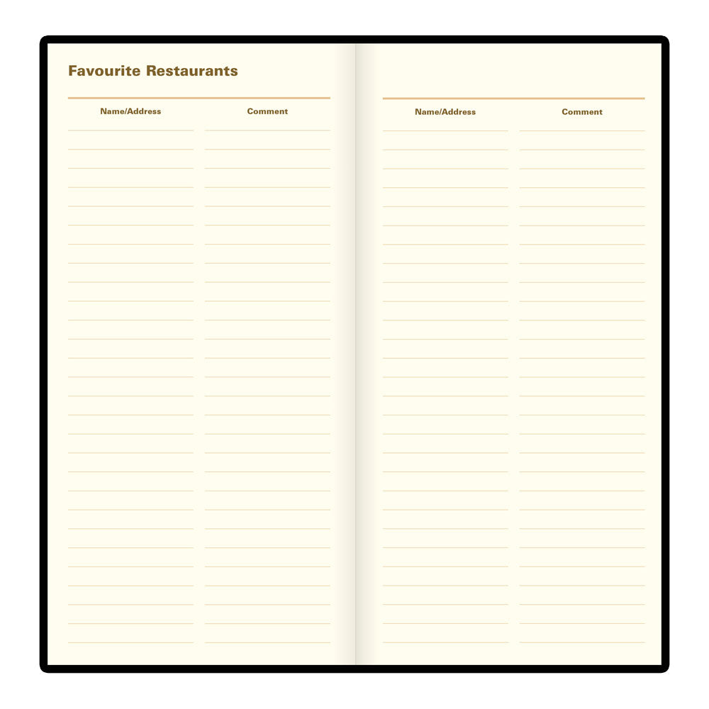 Letts Slim Weekly Planner, Signature, English, 2027 27-C38SUBK #colour_black