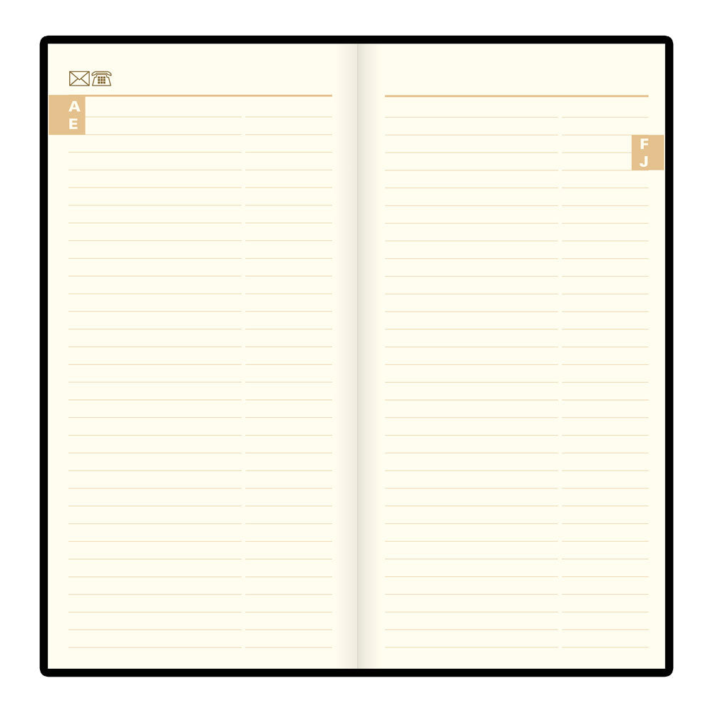 Letts Slim Weekly Planner, Signature, English, 2027 27-C38SUBK #colour_black