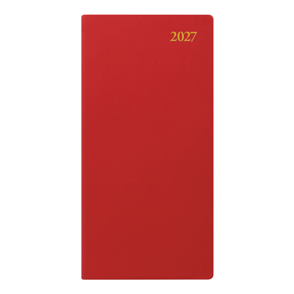 Letts Slim Weekly Planner, Signature, English, 2027 27-C38SUBY #colour_burgundy