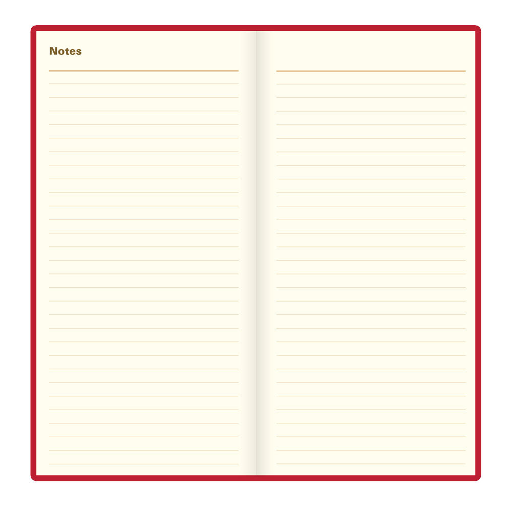 Letts Slim Weekly Planner, Signature, English, 2027 27-C38SUBY #colour_burgundy