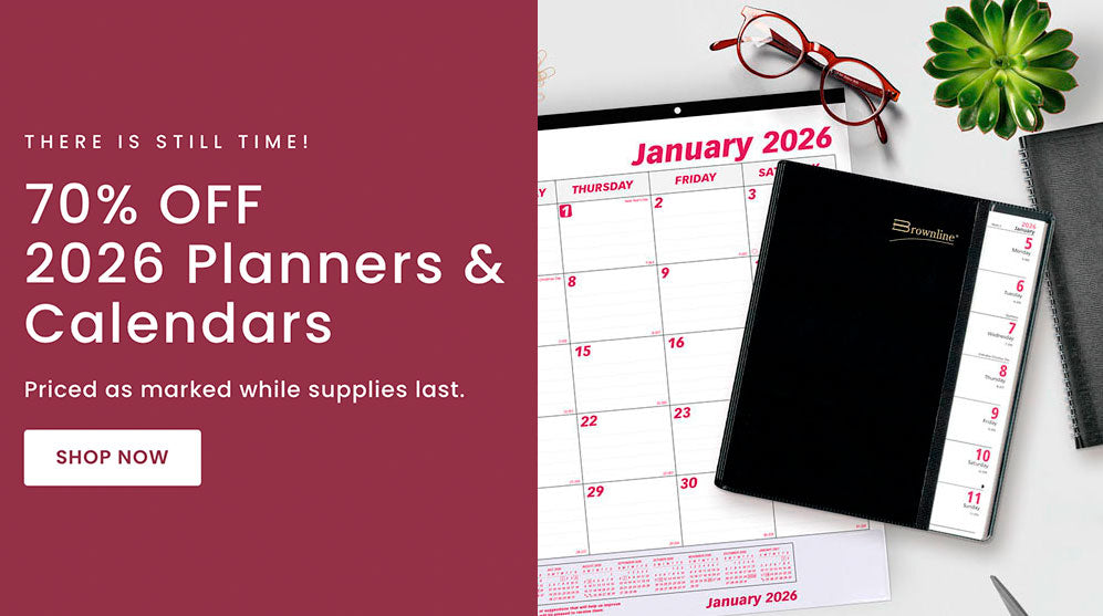 70% Off 2026 Planners & Calendars