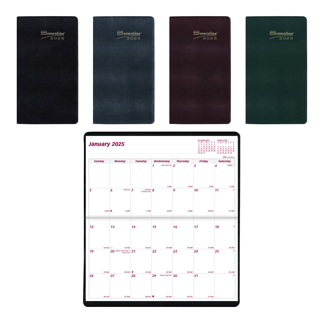2-Year Monthly Pocket Planner 2025-2026, English, CA24.AST