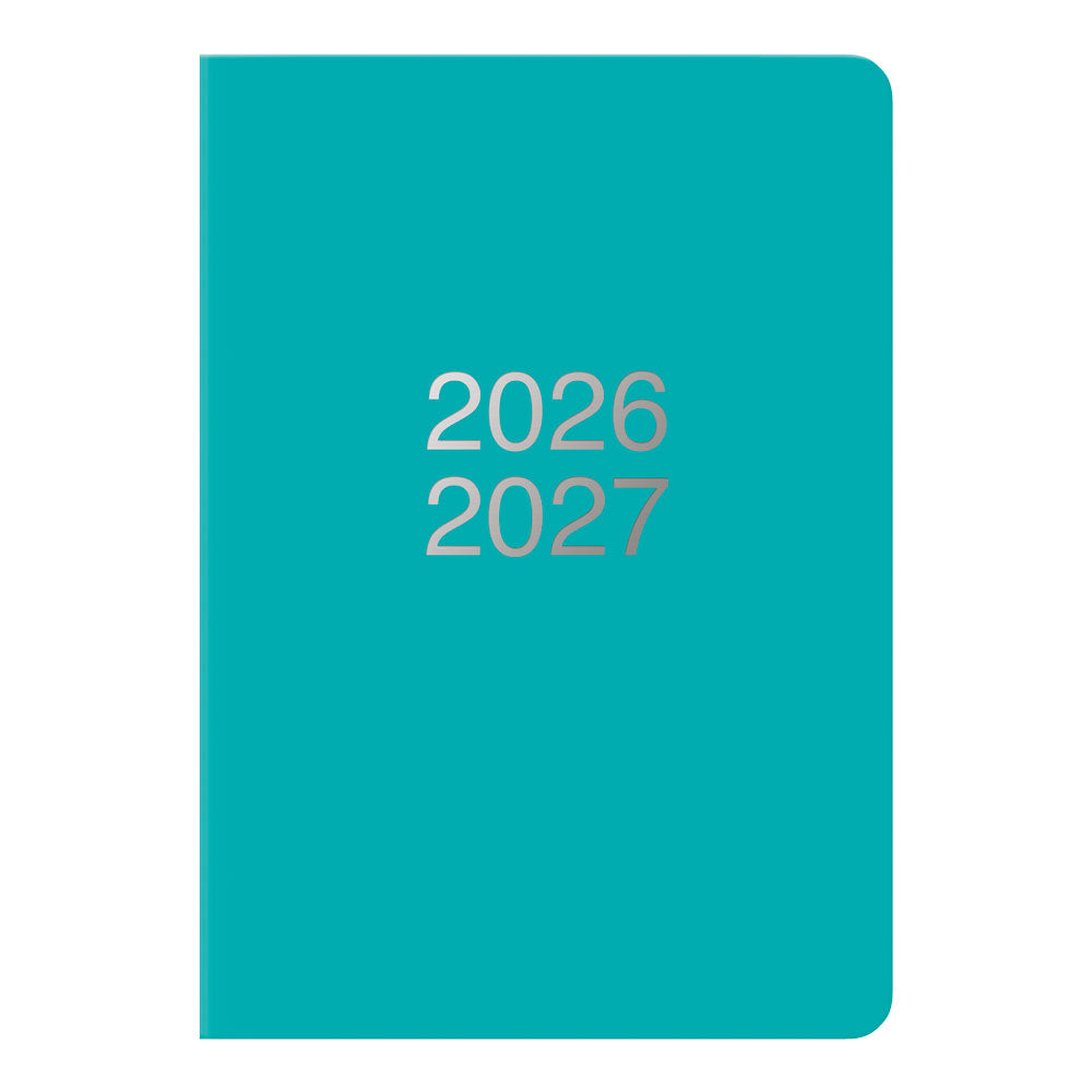 Letts of London Dazzle Academic Weekly Planner, A5, 2026 - 2027 - Multilingual 27-030613 #colour_turquoise
