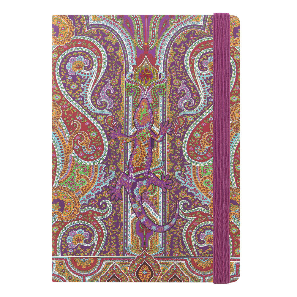 Letts of London Paisley Academic Weekly Planner, A6, 2026 - 2027 - Multilingual 27-030850 #colour_salamander