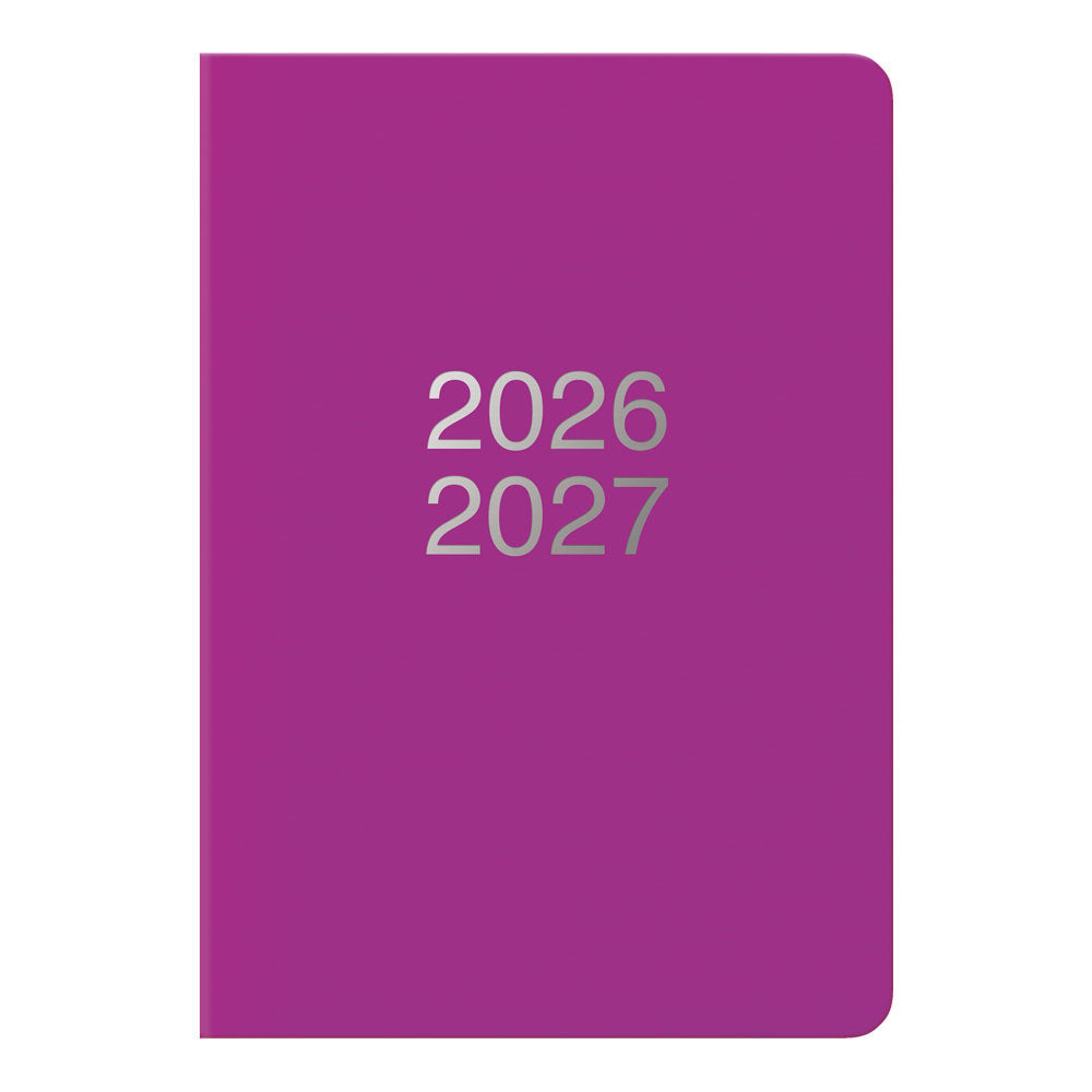 Letts of London Dazzle Academic Weekly Planner, A5, 2026 - 2027 - Multilingual 27-031116 #colour_dazzle-purple
