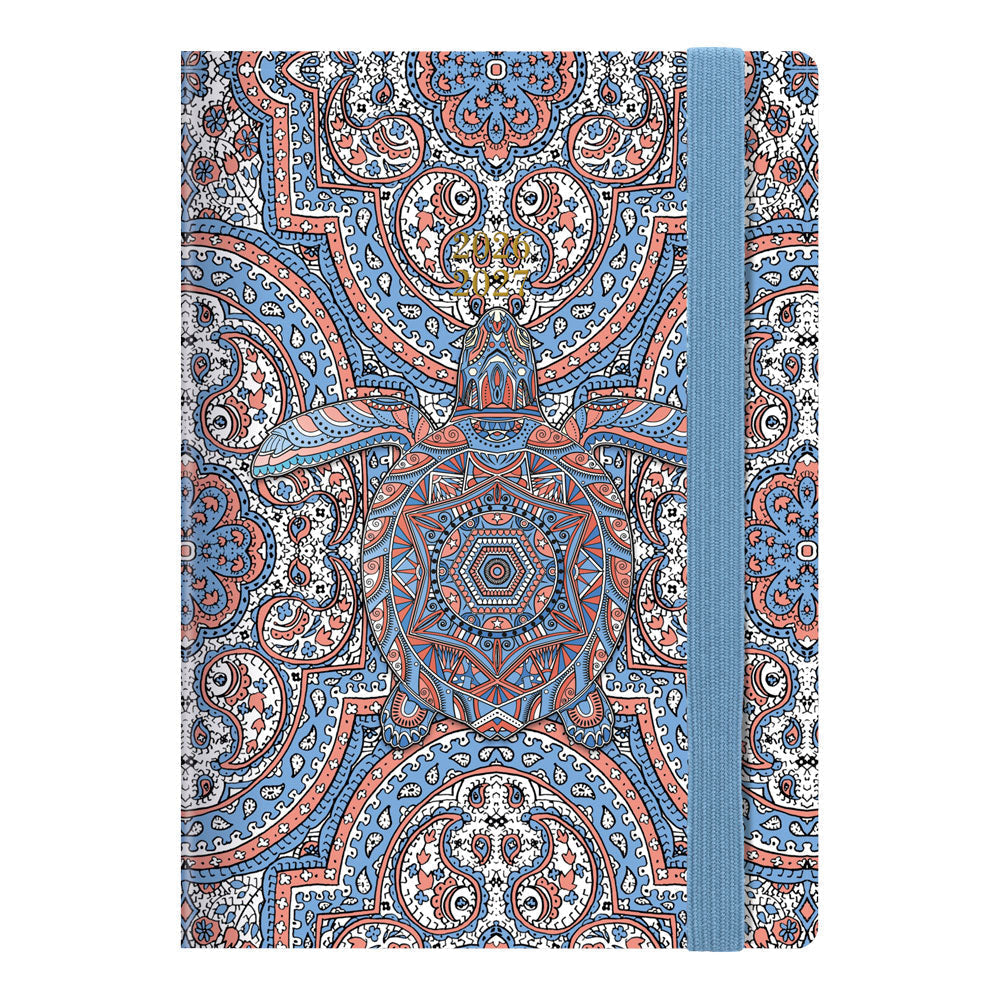 Letts of London Paisley Academic Weekly Planner, A6, 2026 - 2027 - Multilingual 27-031136 #colour_turtle