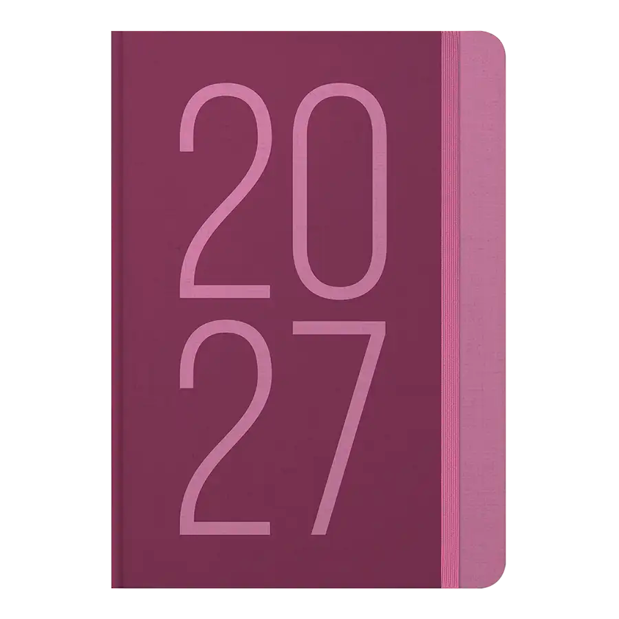 Letts A5 Weekly Planner, Essence, 2027 Rose 27-082632 27-082632 #colour_essence-rose