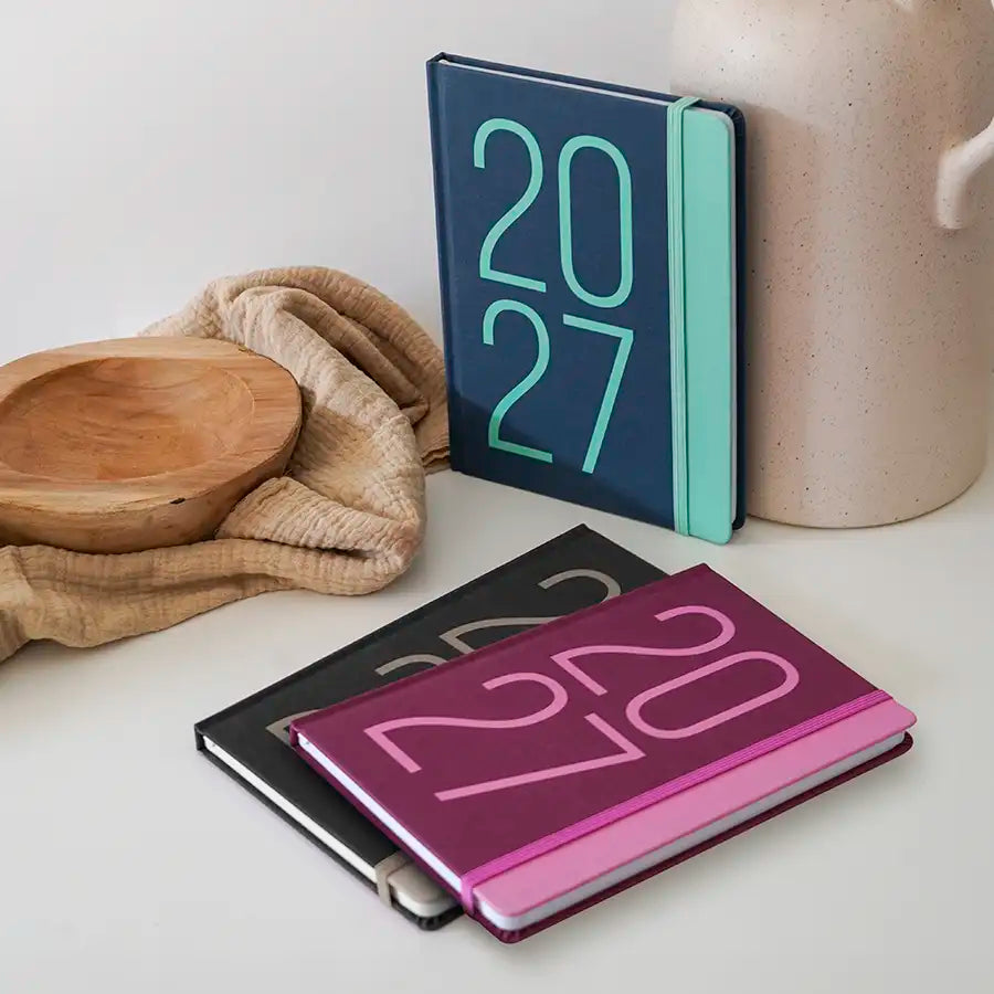 Letts A5 Weekly Planner, Essence, 2027 Teal 27-082633 27-082633 #colour_essence-teal