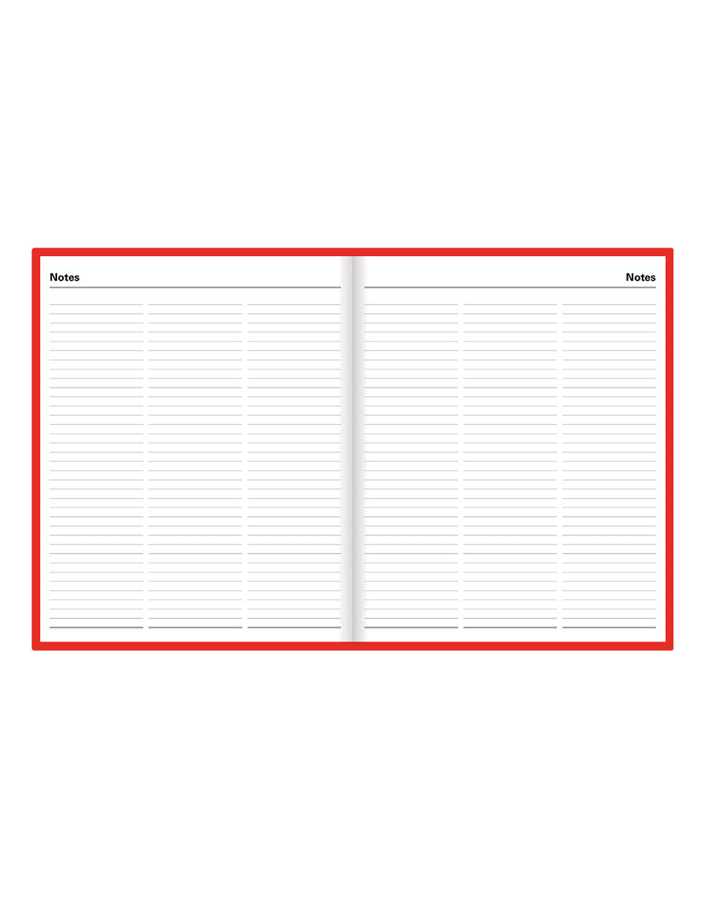 Standard Quarto Day to a Page Planner 2025 - English - 25-C10YBY#colour_red