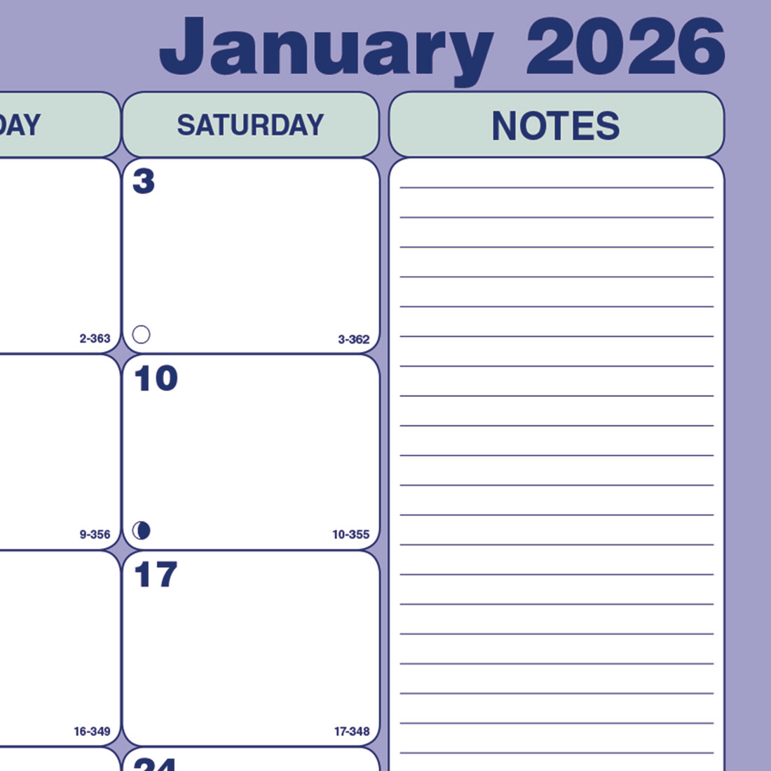 Brownline Monthly Desk Pad or Wall Calendar 2026, English C181700-26