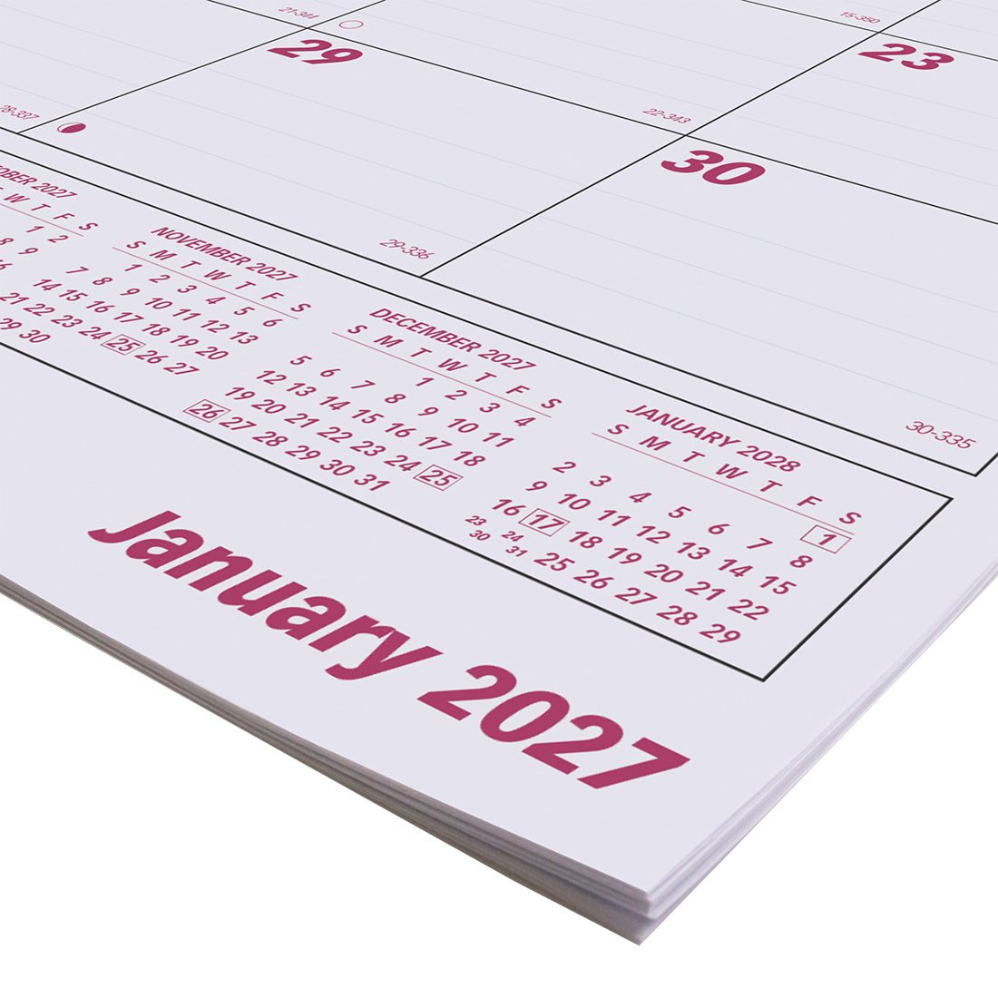 Monthly Desk Pad Calendar, English, 2027 C191924R-27 Brownline Canada