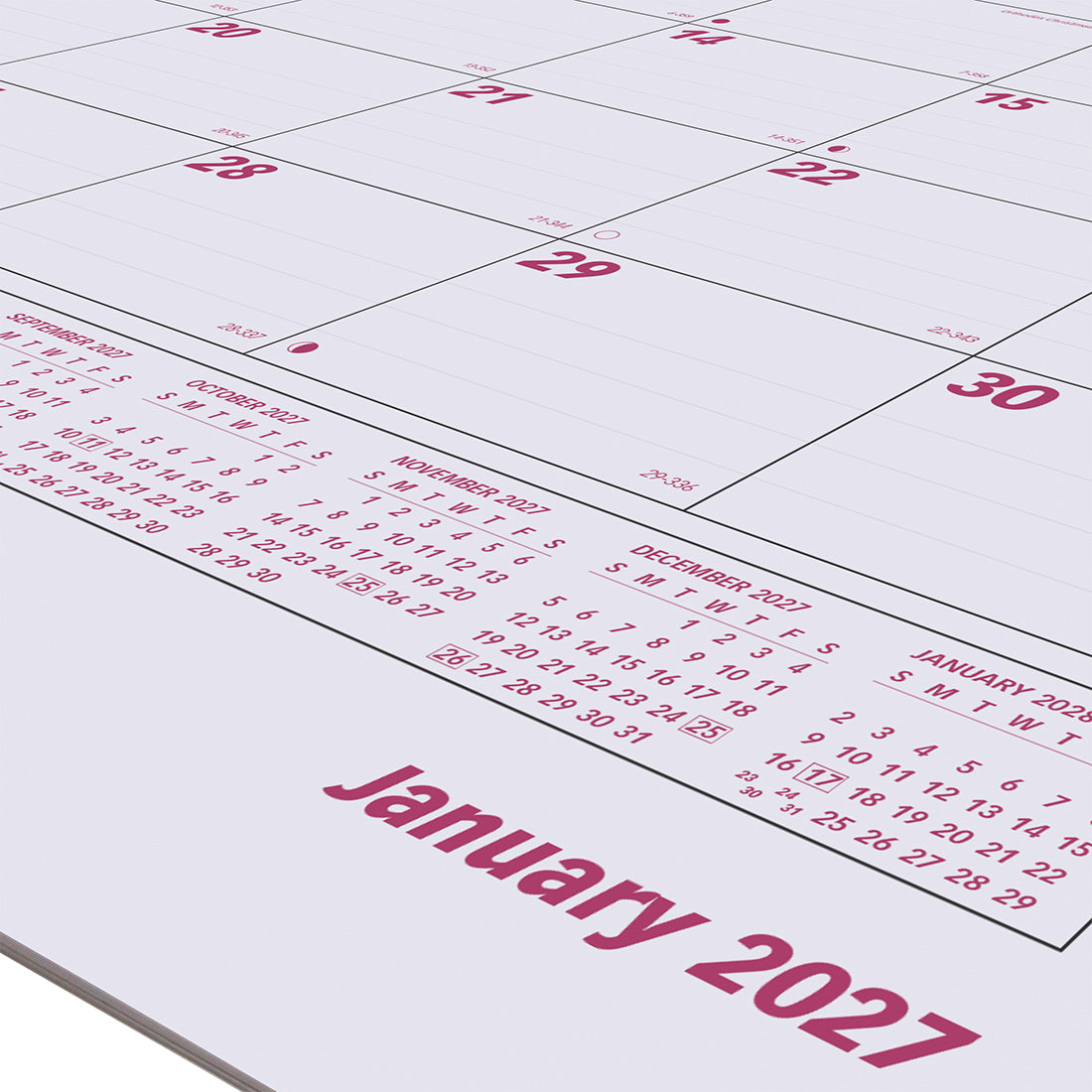 Monthly Desk Pad Calendar, English, 2027 C191924R-27 Brownline Canada