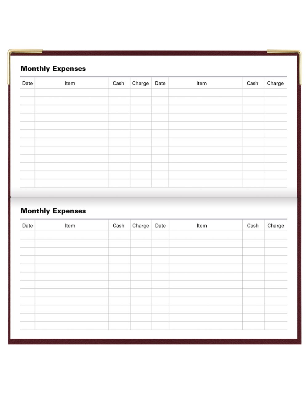 Letts Classic Slim Landscape Week to View Planner with Appointments and Planners 2026 - English 26-C32SBY #colour_burgundy