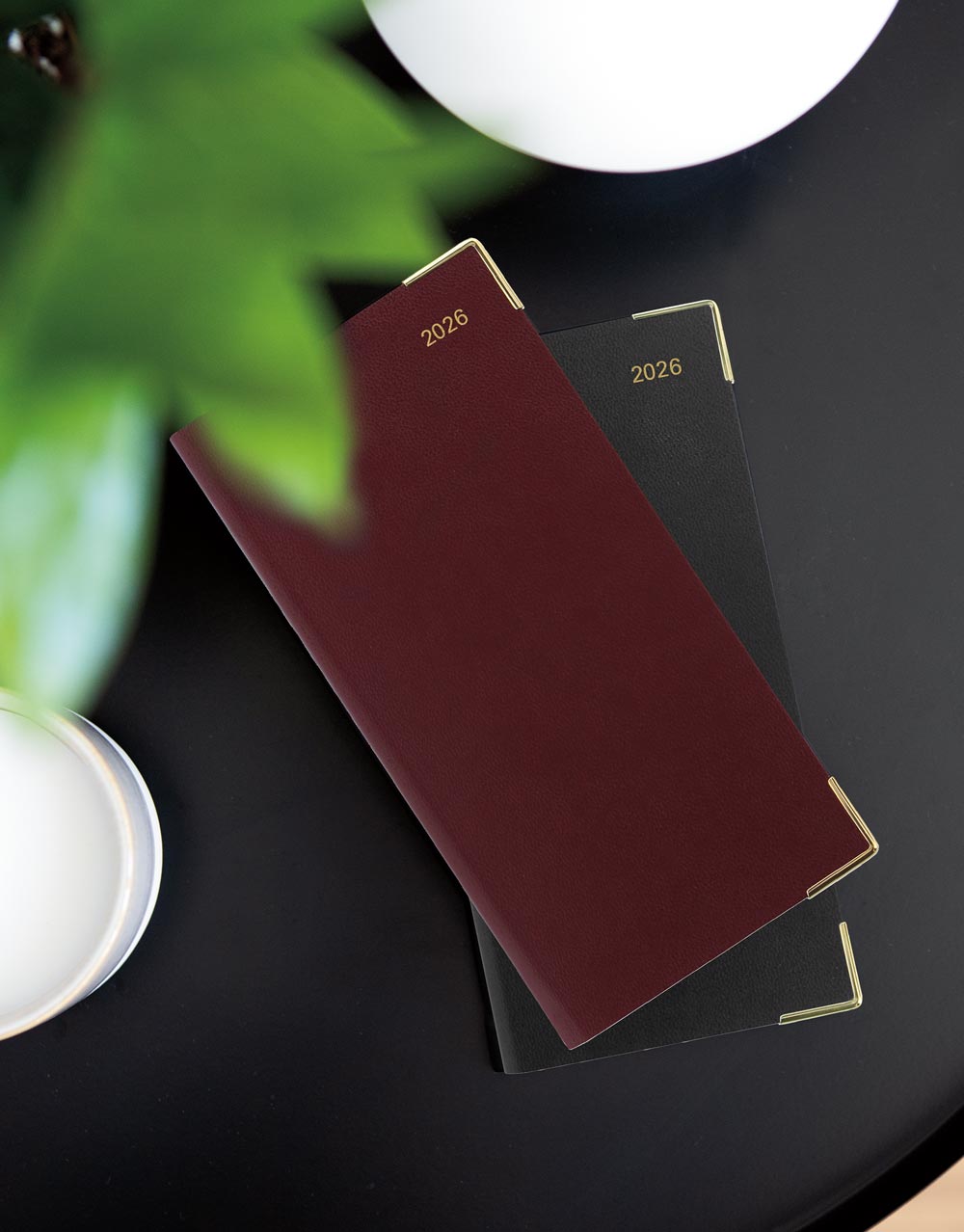 Letts Classic Slim Landscape Week to View Planner with Appointments and Planners 2026 - English 26-C32SBY #colour_burgundy