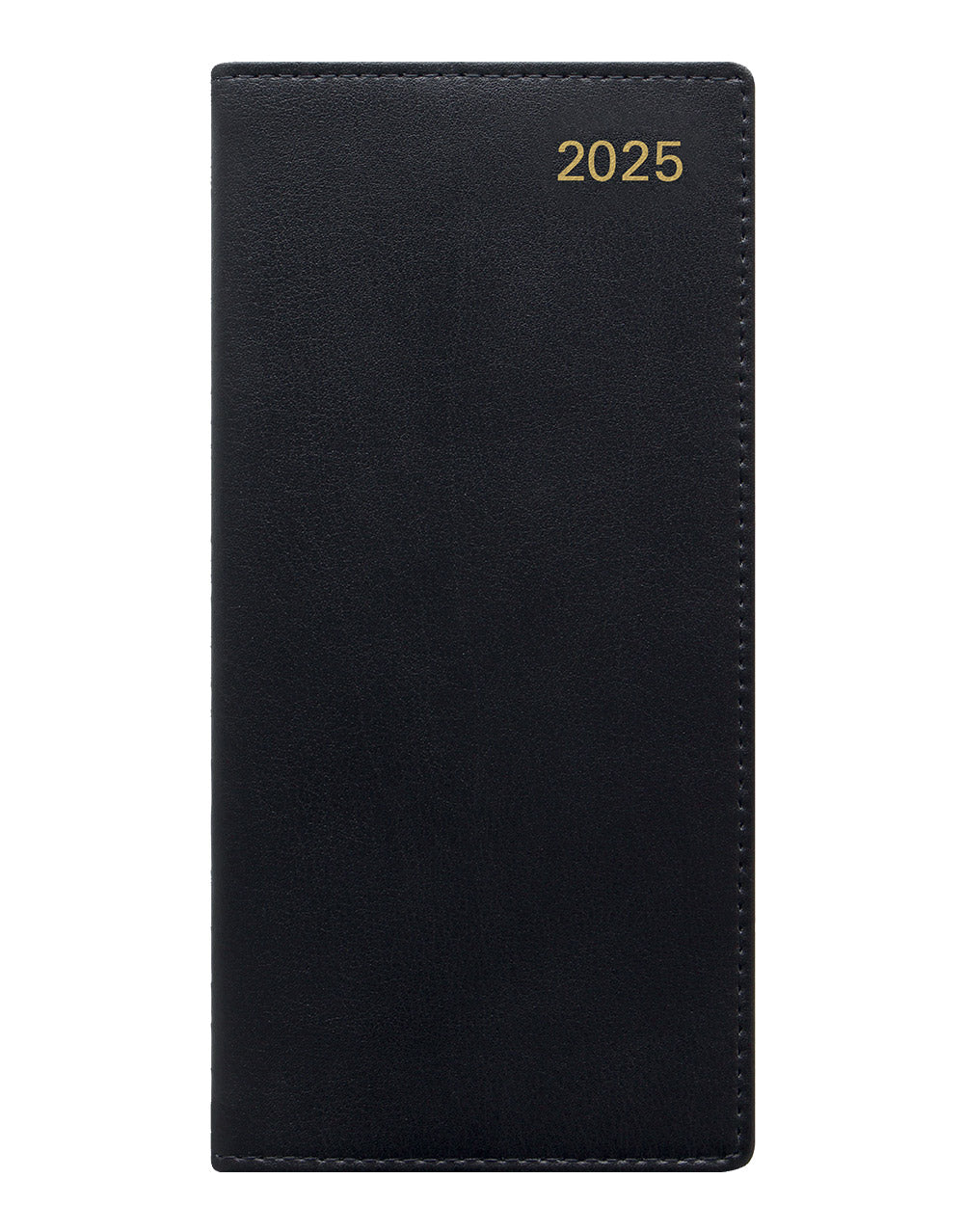 Belgravia Slim Week to View Leather Diary with Planners 2025 - English - 25-C33SUBK#colour_black