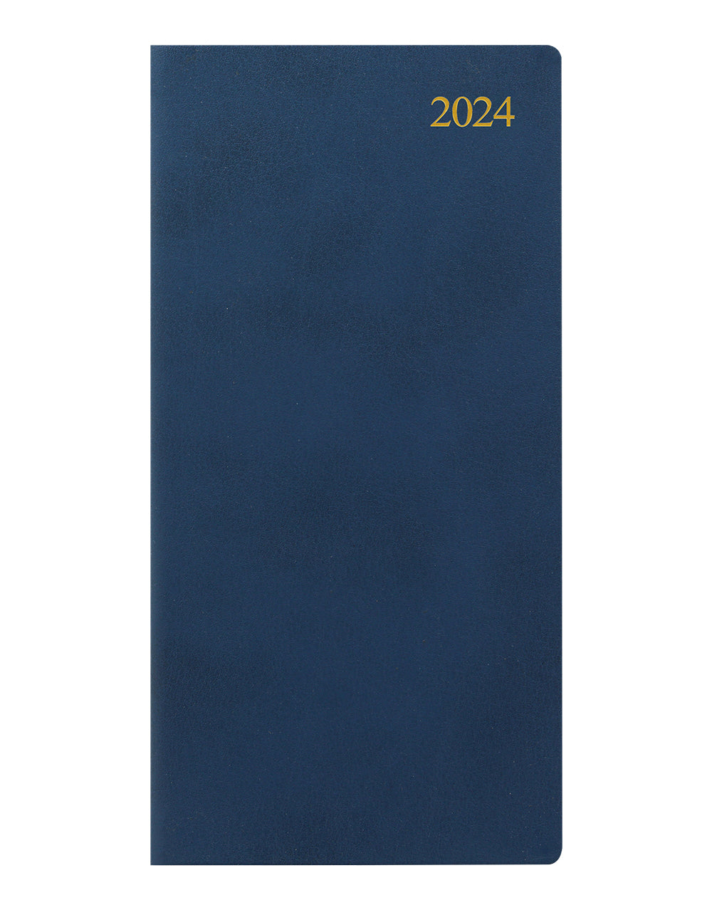 Signature Slim Week to View Leather Diary with Planners 2024 - English#colour_dark-blue