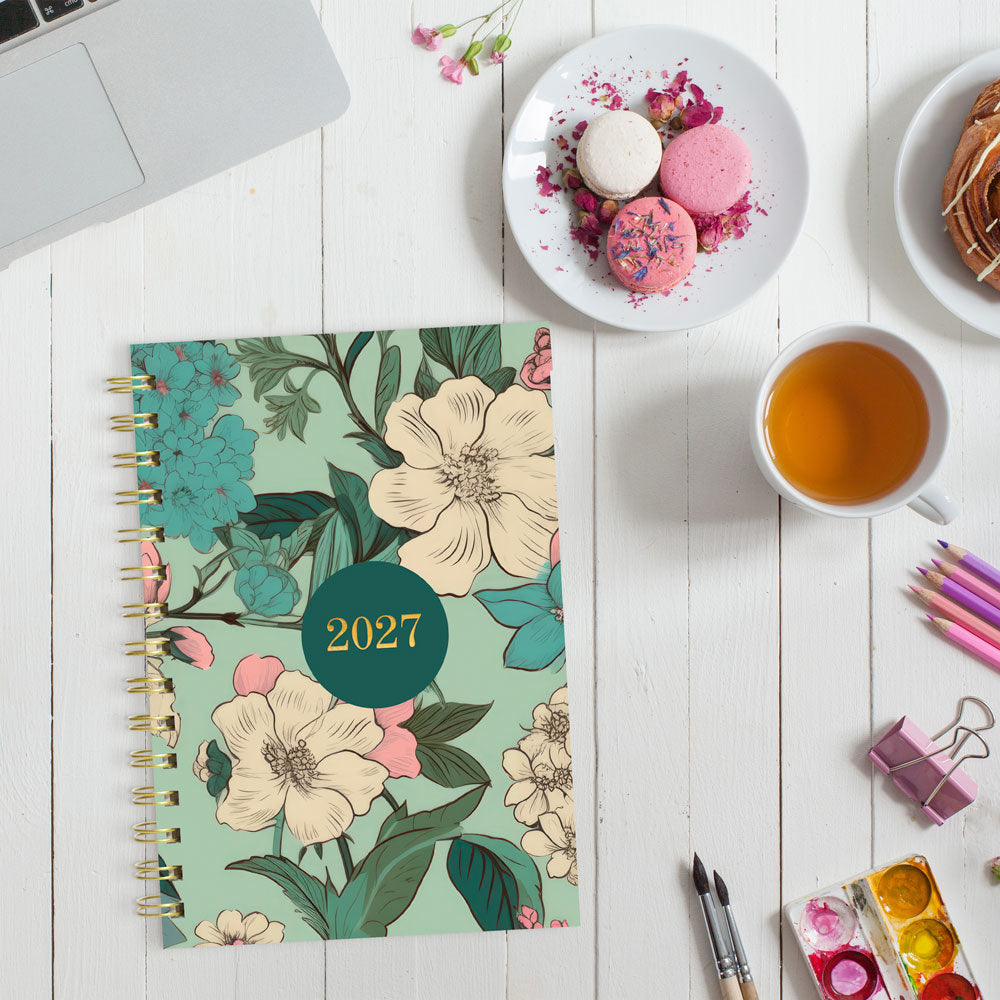 Blueline Verdant 17-Month Weekly Planner, 2026-2027, English C448017.01-27
