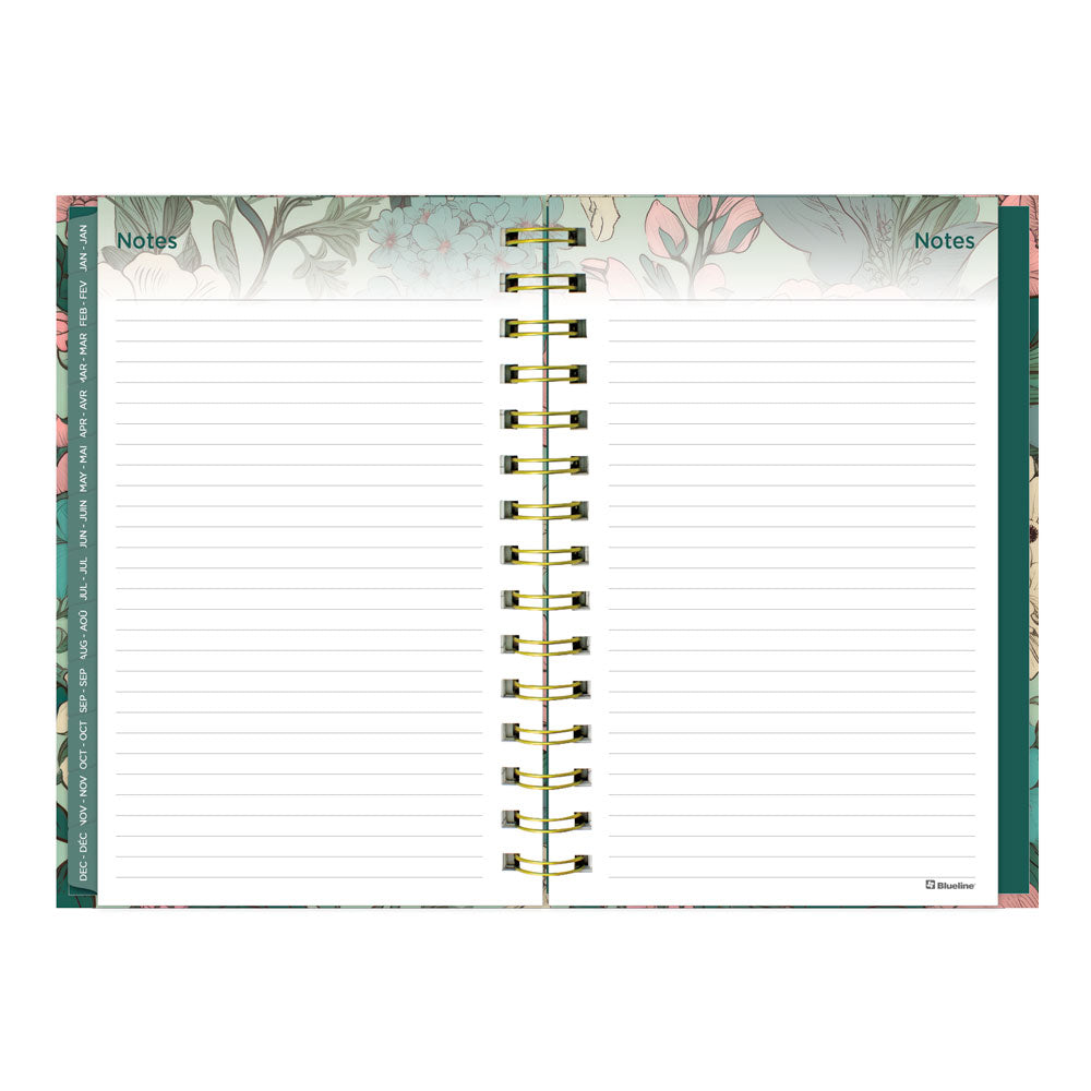Blueline Verdant 17-Month Weekly Planner, 2026 - 2027, Bilingual (C448017.01B-27)
