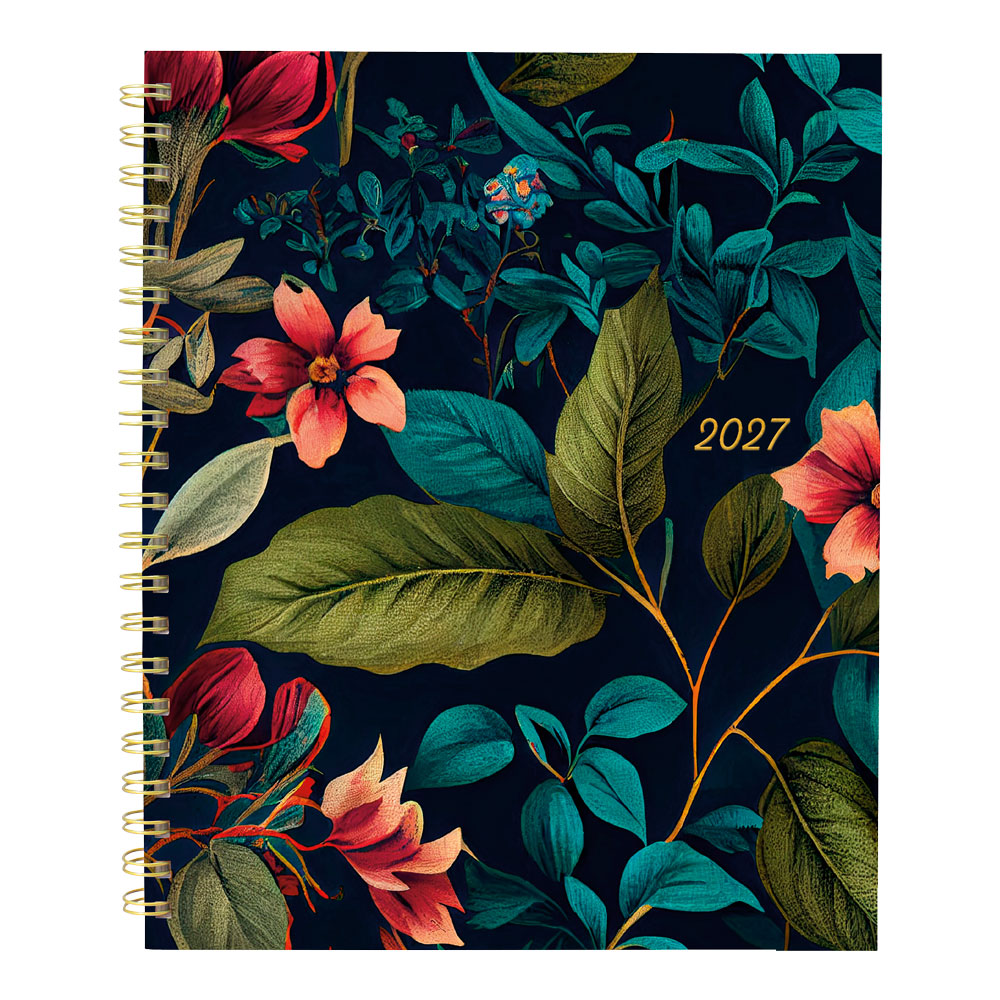 Blueline Wildflower Glow 17-Month Weekly Planner, 2026-2027, English C471117.01-27