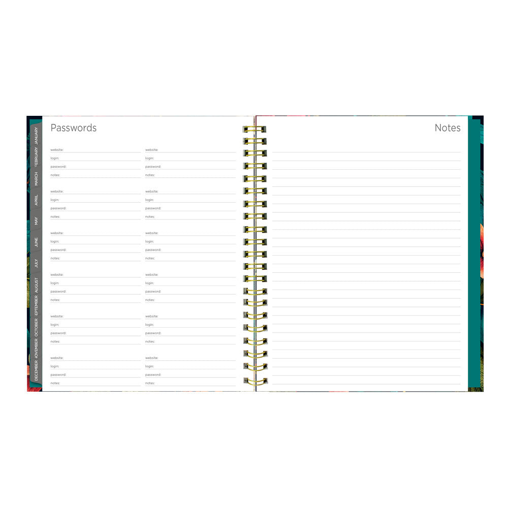 Blueline Wildflower Glow 17-Month Weekly Planner, 2026-2027, English C471117.01-27