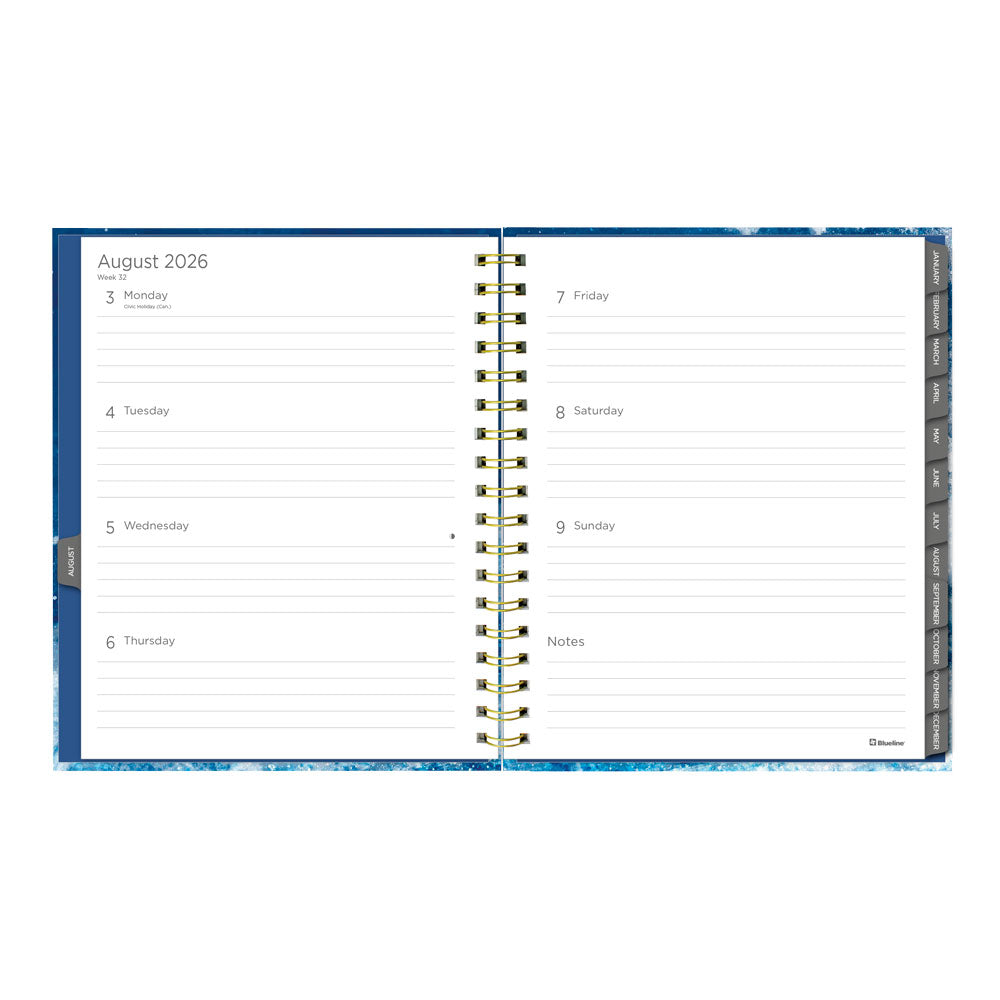 Blueline Celestial 17-Month Weekly Planner, 2026-2027, English C479017.01-27