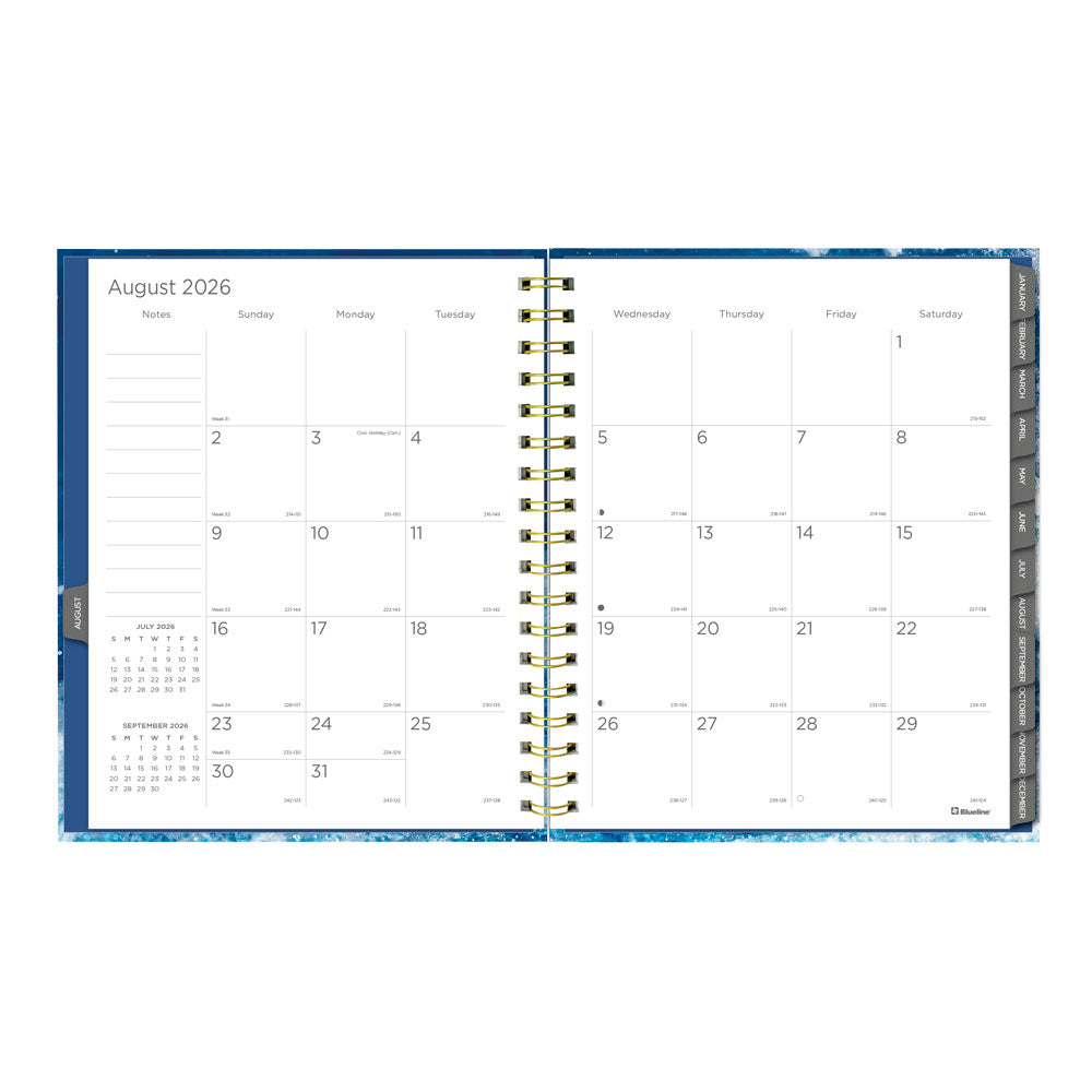 Blueline Celestial 17-Month Weekly Planner, 2026-2027, English C479017.01-27