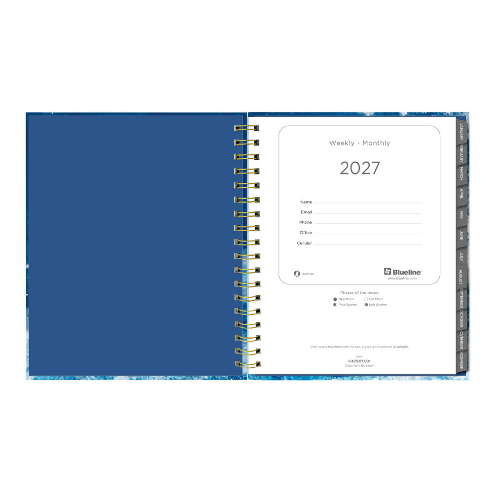 Blueline Celestial 17-Month Weekly Planner, 2026-2027, English C479017.01-27