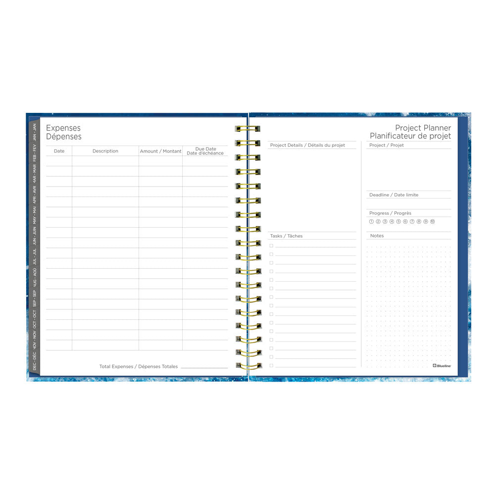 Blueline Celestial 17-Month Weekly Planner, 2026 - 2027, Bilingual (C479017.01B-27)