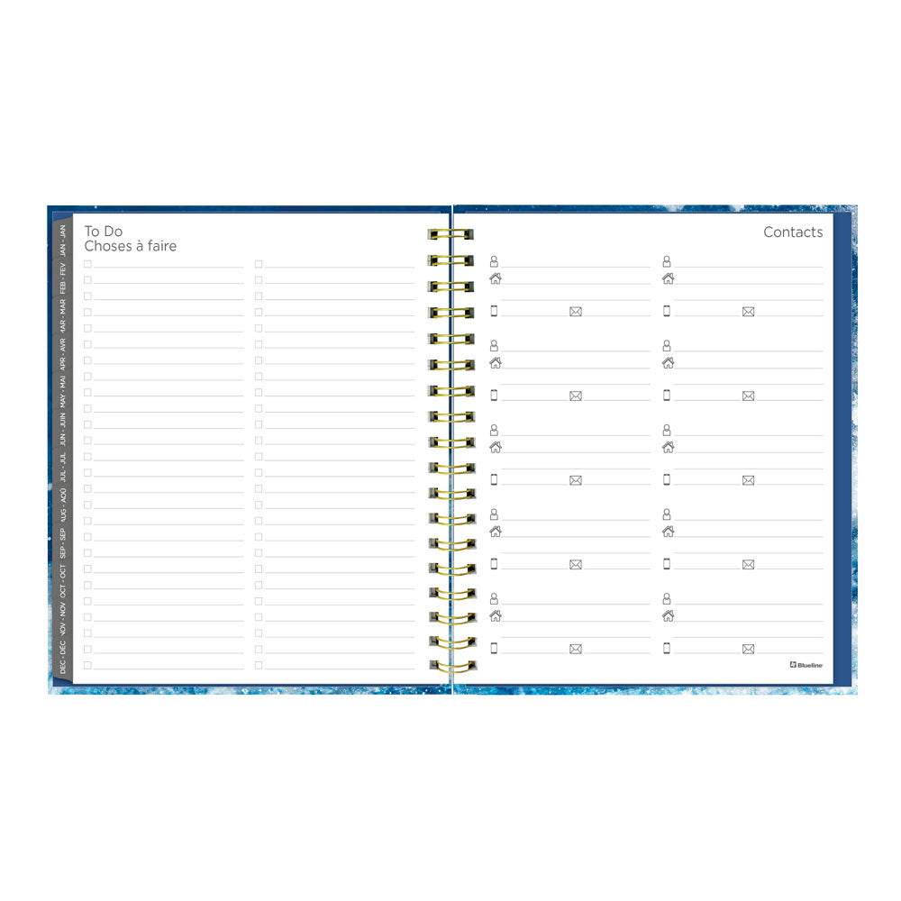 Blueline Celestial 17-Month Weekly Planner, 2026 - 2027, Bilingual (C479017.01B-27)