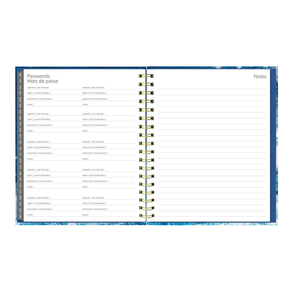 Blueline Celestial 17-Month Weekly Planner, 2026 - 2027, Bilingual (C479017.01B-27)