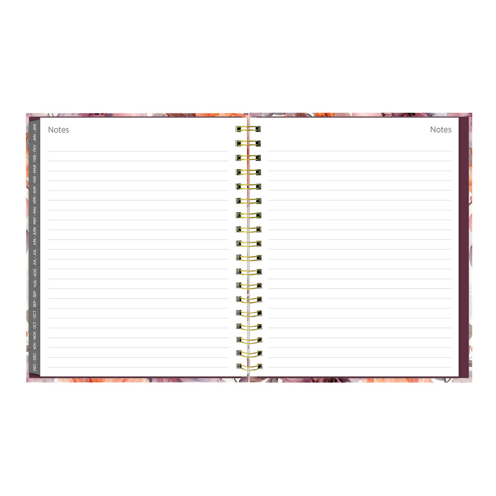 Blueline Floral Blush 17-Month Monthly Planner, 2026 - 2027, Bilingual (C489017.01B-27)