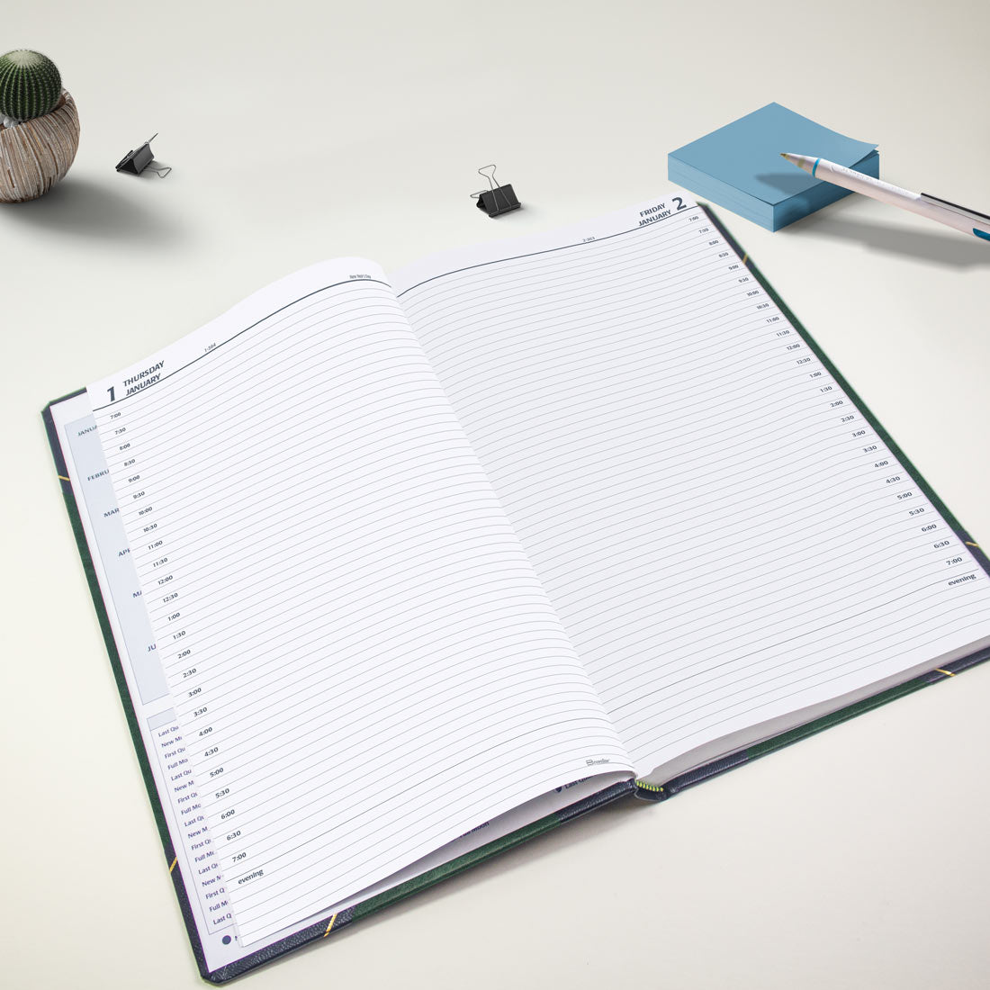 Brownline Daily Planner 2026, English C530F-26