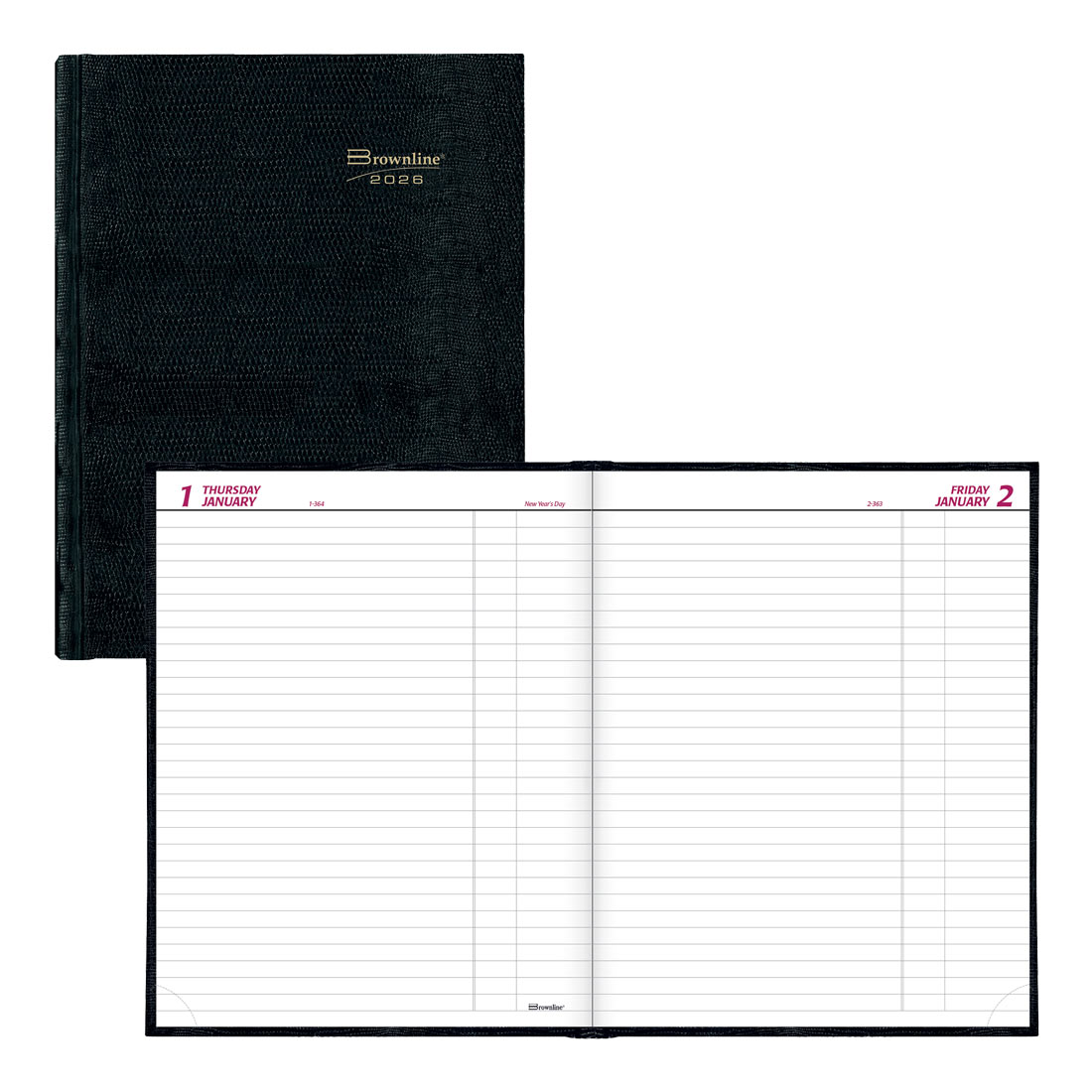 Brownline Daily Planner 2026, English C550.BLK-26 #colour_black