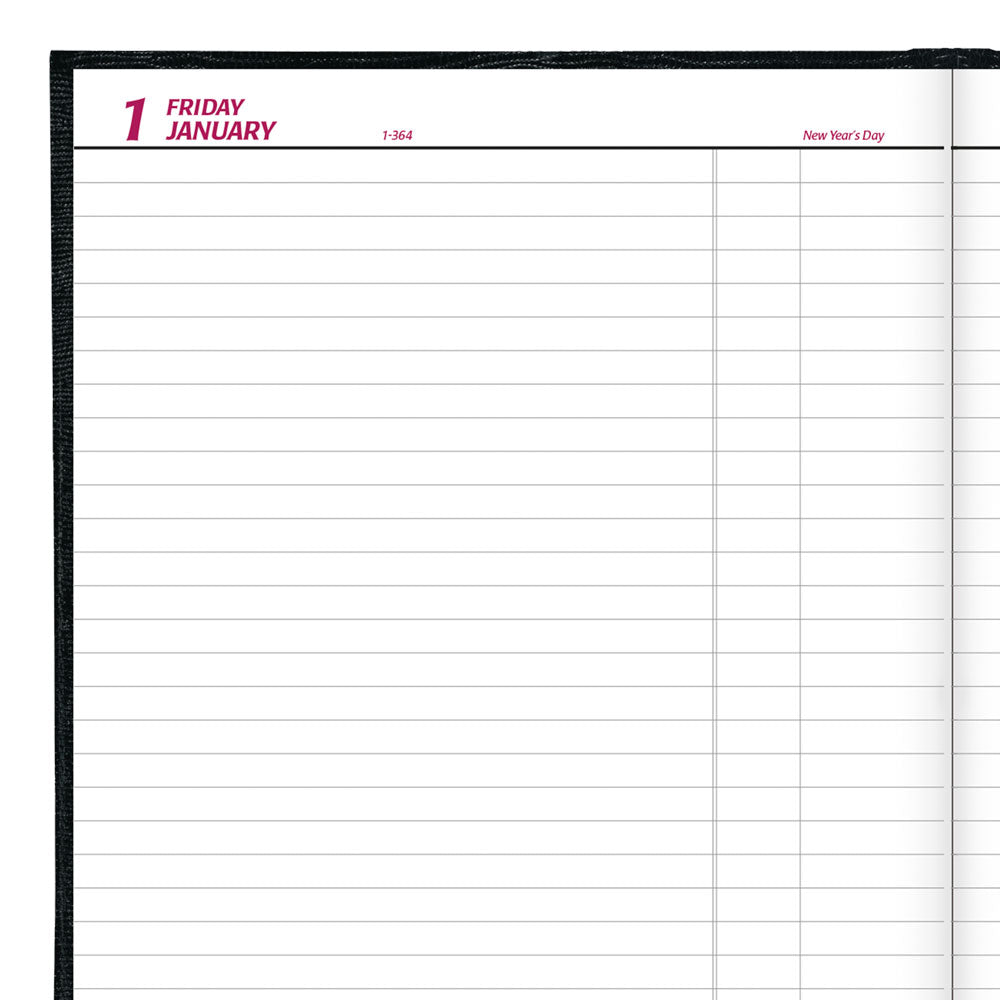 Traditional Daily Untimed Planner, 2027, English Black C550.BLK-27