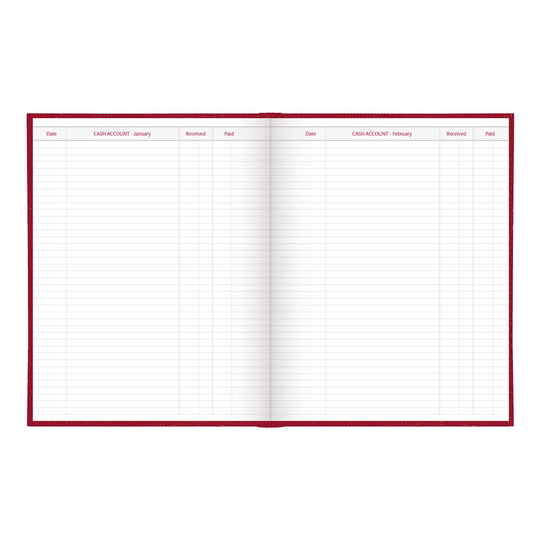 Brownline Daily Planner 2026, English C550.RED-26 #colour_red