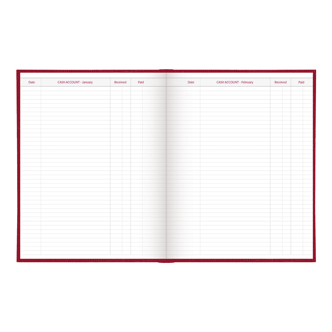 Daily Planner 2025, English, C550.RED#colour_red